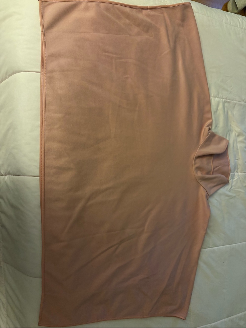 Tuckernuck Dusty Blush Poncho with Leather Edging
